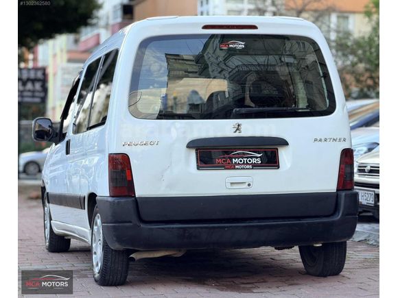 -MCA-2004 PEUGEOT PARTNER-KLİMALI-CAMLI VAN ÇİFT SÜRGÜ-TEK KAPAK