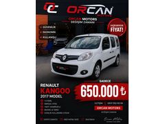 ORCAN MOTORS dan 2017 Kangoo Multix Combi 1.5 DCI Touch