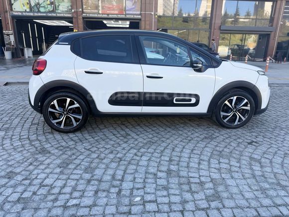 Acil Satılık Citroen C3 1.2 PureTech Shine 2023 Model İstanbul 33.000 km Beyaz