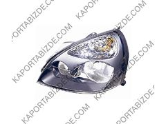 RENAULT CLIO II ÖN FAR ELEKTRİKLİ GRİ SOL 2001-2006 7701057654 İTHAL ÜRÜN