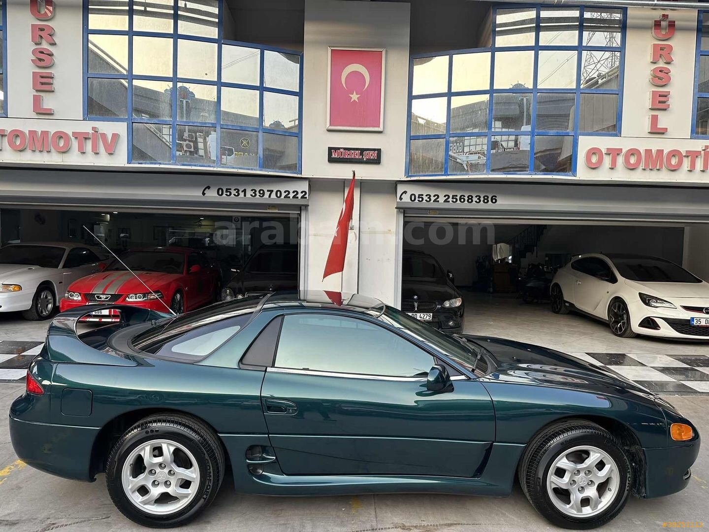 Galeriden Mitsubishi 3000GT 1997 Model İzmir 64.000 km Yeşil 2