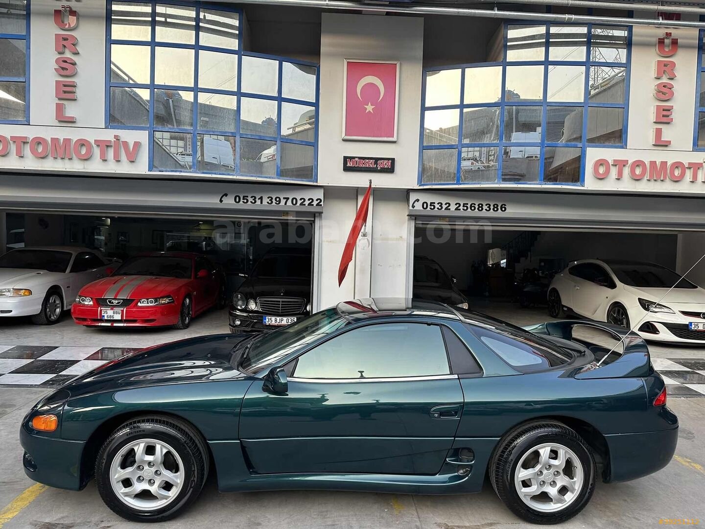 Galeriden Mitsubishi 3000GT 1997 Model İzmir 64.000 km Yeşil 1