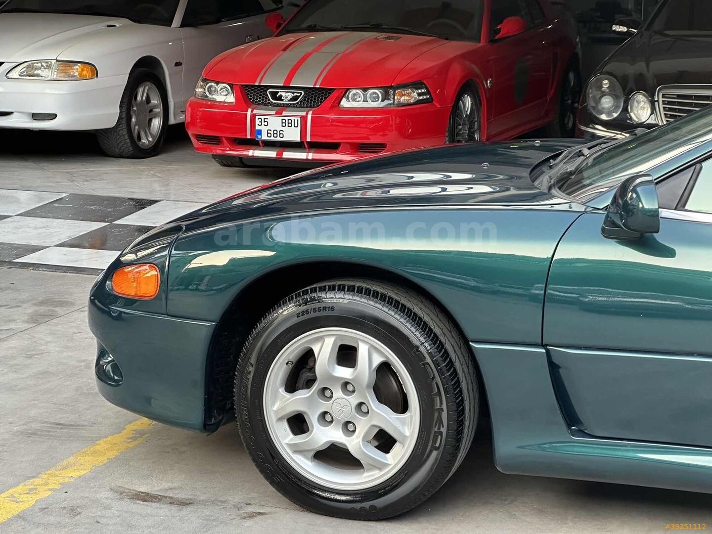 Galeriden Mitsubishi 3000GT 1997 Model İzmir 64.000 km Yeşil 5