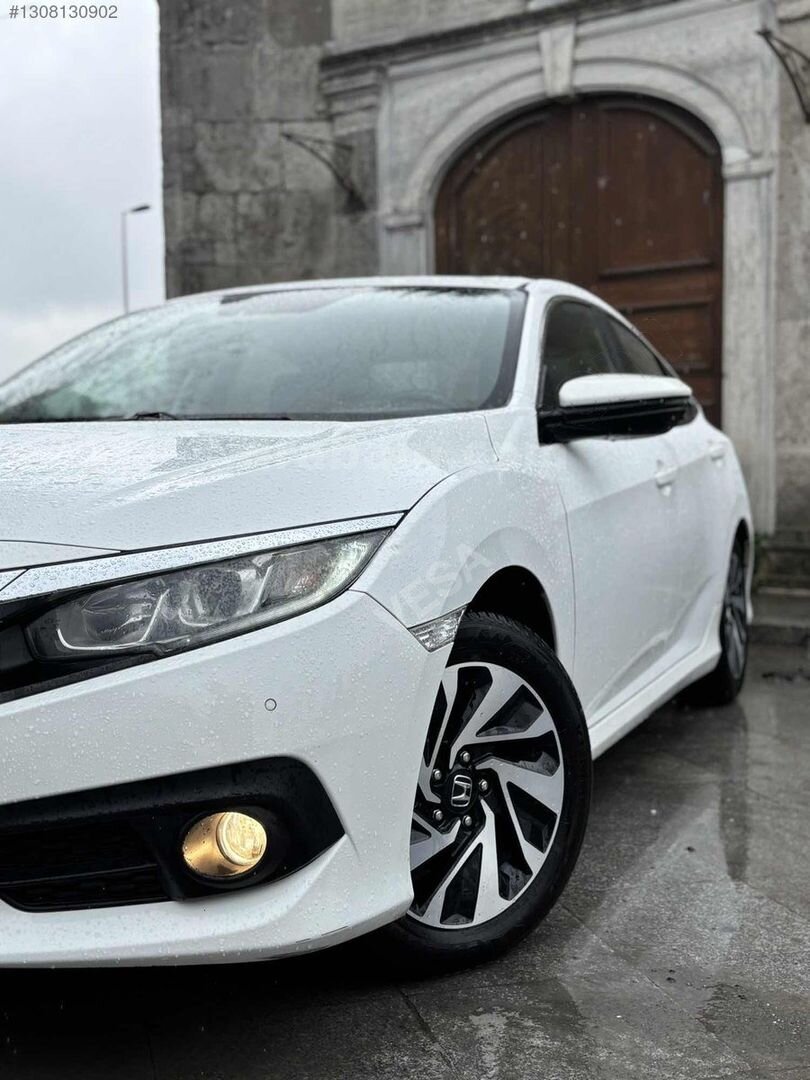 Galeriden Honda Civic 1.6i VTEC Eco Elegance 2018 Model İstanbul 84.000 km Beyaz 4