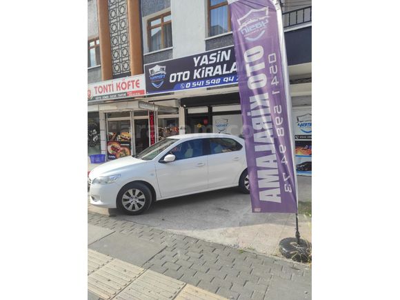 Rent-a-car'dan Citroen C-Elysee Ankara