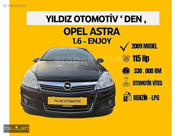 FIRSAT ARACI TR EN UCUZU 2009 OTOMATİK VİTES 1.6 ASTRA ENJOY