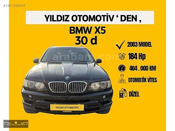 FIRSAT ARACI BMW X5 3.0D XDRİVE