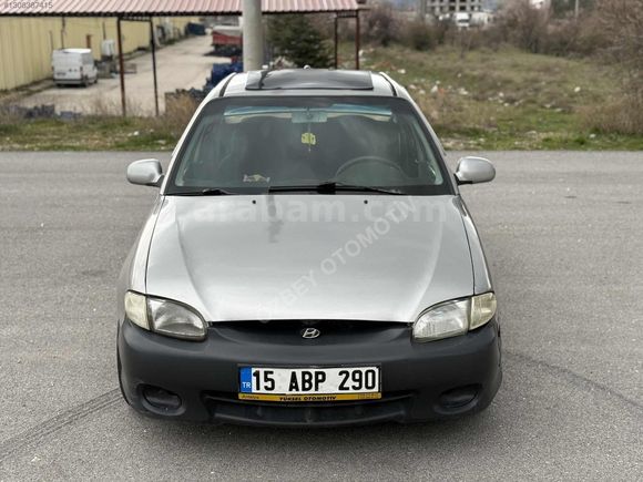 2000 HYUNDAİ ACCENT 1.3 LX KLİMA K.K 12 TAKSİT