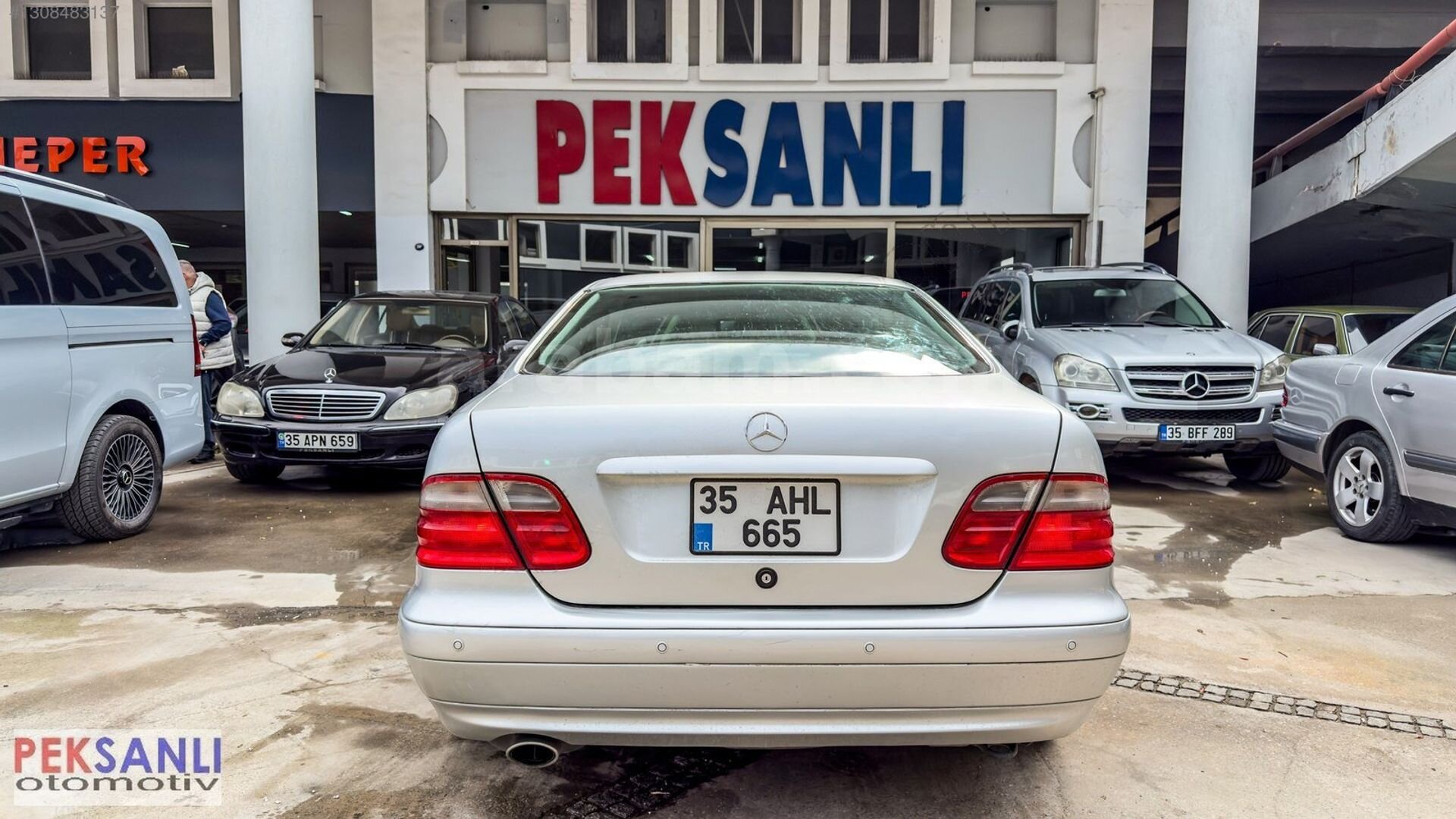 Galeriden Mercedes - Benz CLK 200 Kompressor Elegance 2001 Model İzmir 240.943 km Gri 7