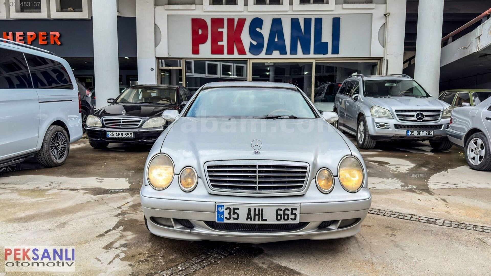 Galeriden Mercedes - Benz CLK 200 Kompressor Elegance 2001 Model İzmir 240.943 km Gri 3