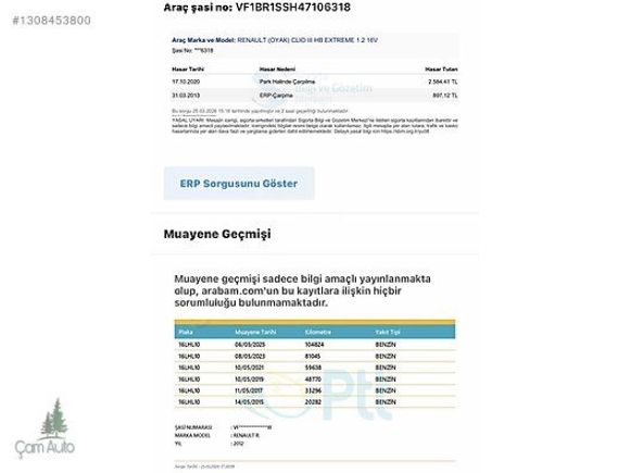2012 EMSALSİZ TEMİZLİKTE RENAULT Clio 1.2 16V Extreme 121.000 KM