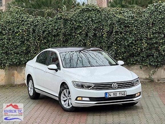 _2017 Passat Cam Tavanlı Hatasız Boyasız_165 Binde_İlk elden_