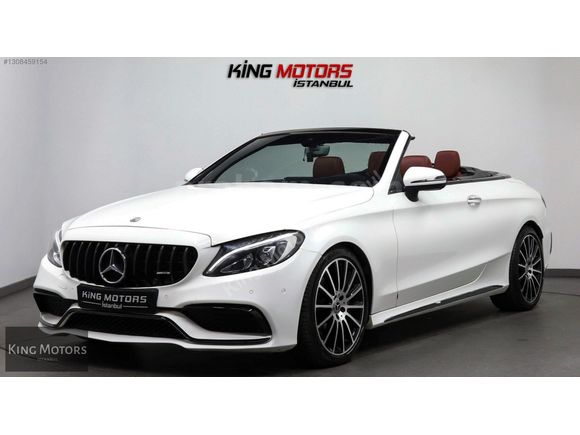 2017 MODEL MERCEDES C 180 AMG 9-G TRONIC CABRİO BORDO TENTE
