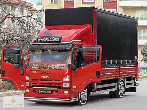 D.SONER OTO'DAN 2015 MODEL ISUZU NPR 10 LONG KAYAR PERDE KASALI