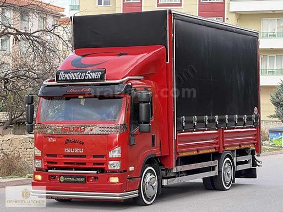 D.SONER OTO'DAN 2015 MODEL ISUZU NPR 10 LONG KAYAR PERDE KASALI