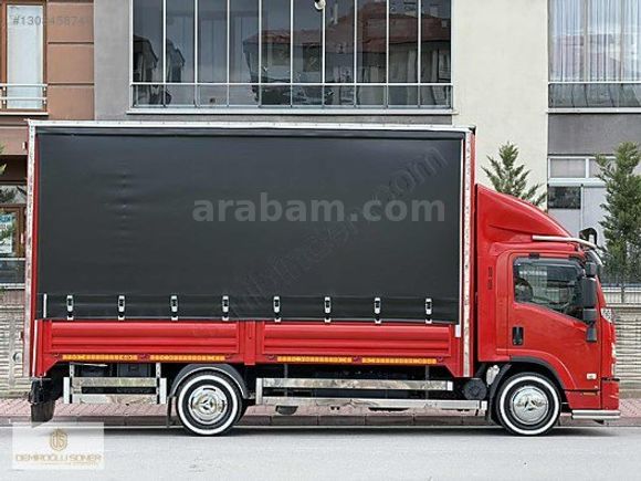 D.SONER OTO'DAN 2015 MODEL ISUZU NPR 10 LONG KAYAR PERDE KASALI