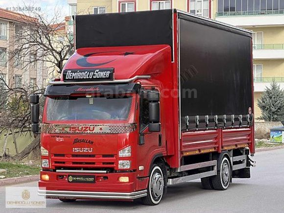 D.SONER OTO'DAN 2015 MODEL ISUZU NPR 10 LONG KAYAR PERDE KASALI