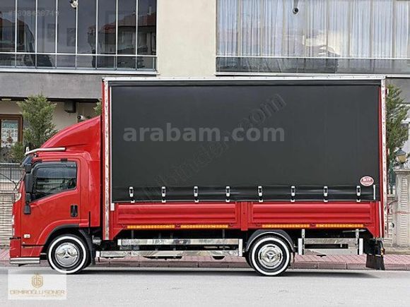 D.SONER OTO'DAN 2015 MODEL ISUZU NPR 10 LONG KAYAR PERDE KASALI