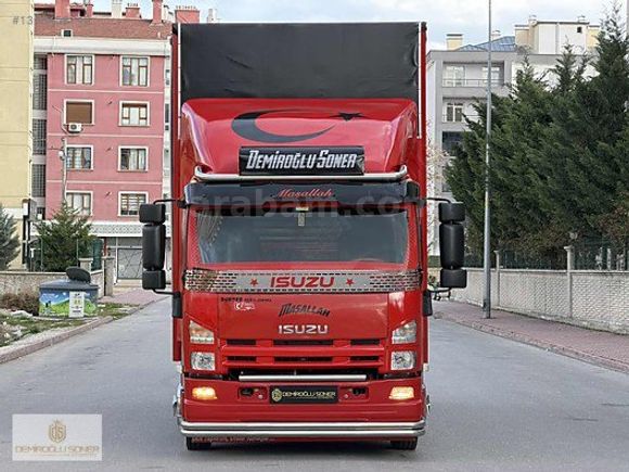 D.SONER OTO'DAN 2015 MODEL ISUZU NPR 10 LONG KAYAR PERDE KASALI