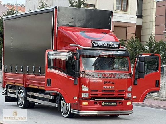 D.SONER OTO'DAN 2015 MODEL ISUZU NPR 10 LONG KAYAR PERDE KASALI