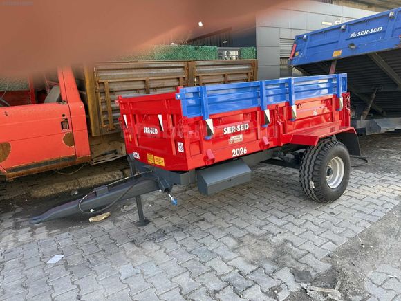 SERSED SIFIR 2,5 TONLUK DAMPERLİ BAHÇE REMORKU