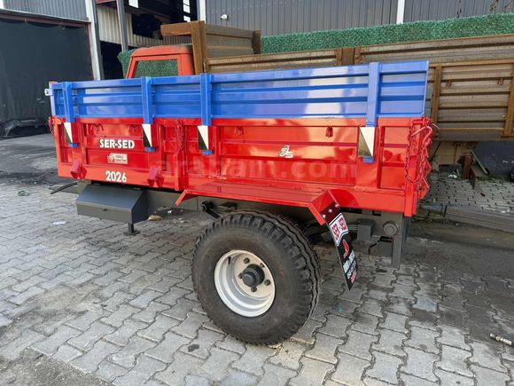 SERSED SIFIR 2,5 TONLUK DAMPERLİ BAHÇE REMORKU