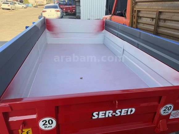 SERSED SIFIR 2,5 TONLUK DAMPERLİ BAHÇE REMORKU