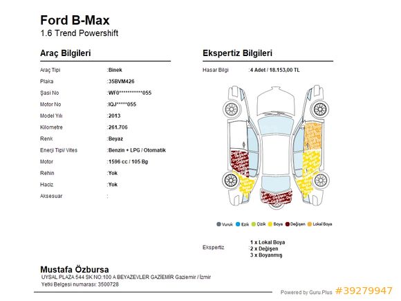 Ford B-Max 1.6 Trend Powershift