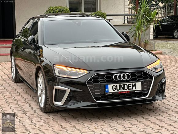 GÜNDEM'DEN DEĞİŞENSİZ AUDİ A4 45 TFSİ QUATTRO S LİNE SİYAH+TABA