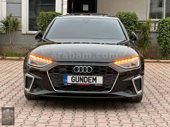 GÜNDEM'DEN DEĞİŞENSİZ AUDİ A4 45 TFSİ QUATTRO S LİNE SİYAH+TABA