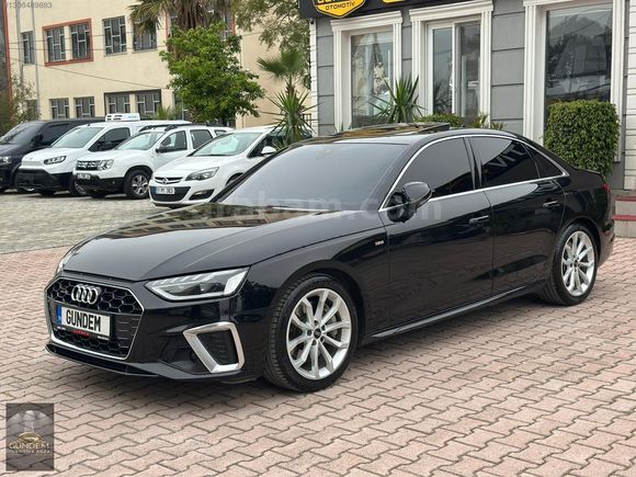 GÜNDEM'DEN DEĞİŞENSİZ AUDİ A4 45 TFSİ QUATTRO S LİNE SİYAH+TABA