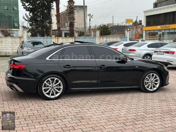 GÜNDEM'DEN DEĞİŞENSİZ AUDİ A4 45 TFSİ QUATTRO S LİNE SİYAH+TABA