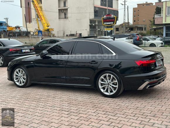 GÜNDEM'DEN DEĞİŞENSİZ AUDİ A4 45 TFSİ QUATTRO S LİNE SİYAH+TABA