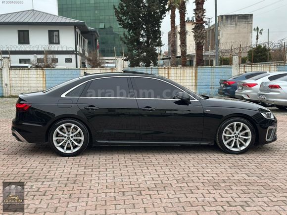 GÜNDEM'DEN DEĞİŞENSİZ AUDİ A4 45 TFSİ QUATTRO S LİNE SİYAH+TABA