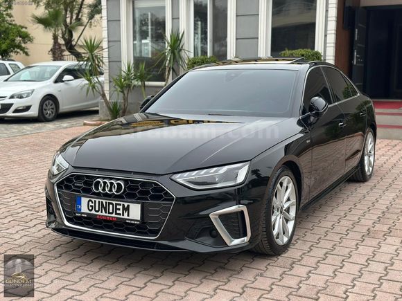 GÜNDEM'DEN DEĞİŞENSİZ AUDİ A4 45 TFSİ QUATTRO S LİNE SİYAH+TABA
