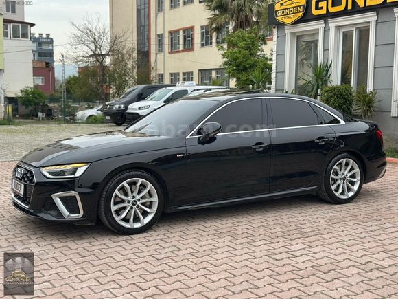 GÜNDEM'DEN DEĞİŞENSİZ AUDİ A4 45 TFSİ QUATTRO S LİNE SİYAH+TABA