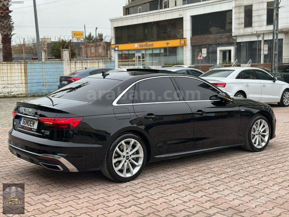 GÜNDEM'DEN DEĞİŞENSİZ AUDİ A4 45 TFSİ QUATTRO S LİNE SİYAH+TABA