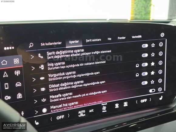 AVCIOĞLU - 2025 AUDI A6 40 TDI QUATTRO ADVANCED %20 BAYİ HATASIZ