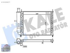 FIAT BRAVA-BRAVO-MAREA MOTOR RADYATÖR KLİMASIZ-KALE 342270