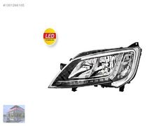 BOXER-2014 SAĞ FAR KROM ÇERÇEVE LEDLİ MOTORLU- AYFAR 505214