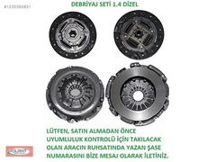 Ford Fusion Debriyaj seti Ford Fusion Baskı Balata 1.4 TDCi