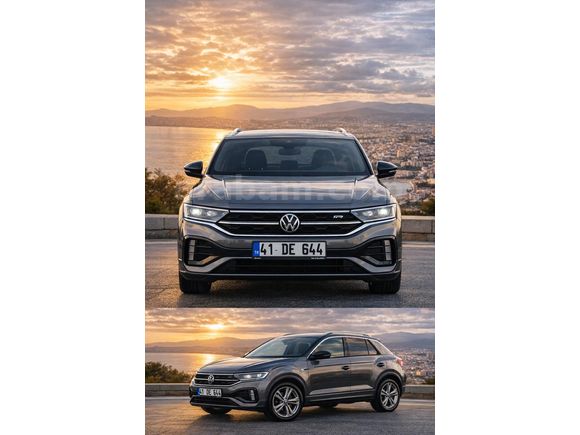Sahibinden Volkswagen T-Roc 1.5 TSI R-Line 2025 Model  6.100 km Gri (Gümüş)