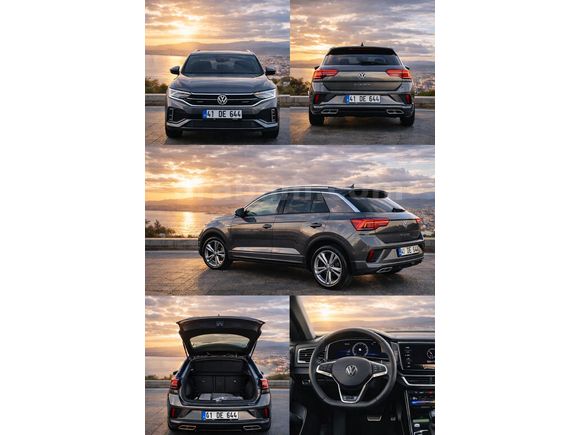 Sahibinden Volkswagen T-Roc 1.5 TSI R-Line 2025 Model  6.100 km Gri (Gümüş)