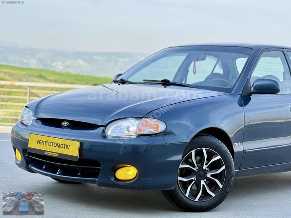 2000 HYUNDAİ ACCENT, 1.5i GLİ, OTOMATİK, KLİMA, ABS, AİRBAG, LPG
