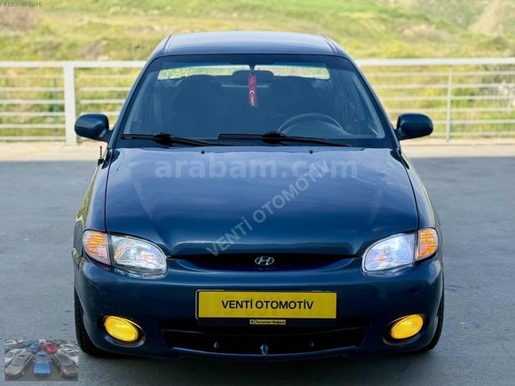 2000 HYUNDAİ ACCENT, 1.5i GLİ, OTOMATİK, KLİMA, ABS, AİRBAG, LPG