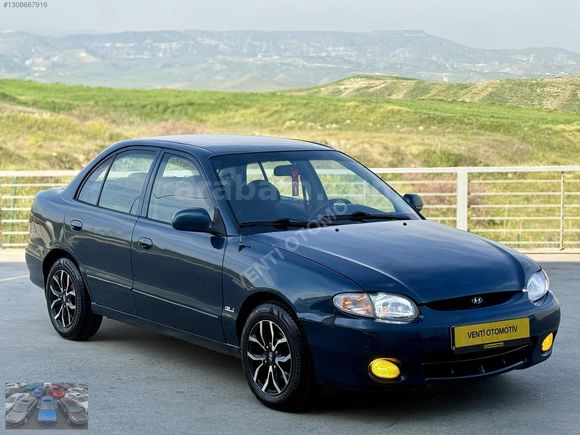 2000 HYUNDAİ ACCENT, 1.5i GLİ, OTOMATİK, KLİMA, ABS, AİRBAG, LPG