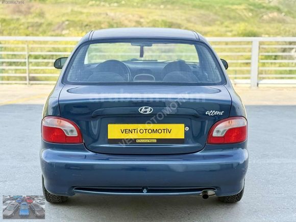 2000 HYUNDAİ ACCENT, 1.5i GLİ, OTOMATİK, KLİMA, ABS, AİRBAG, LPG
