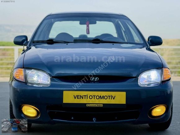 2000 HYUNDAİ ACCENT, 1.5i GLİ, OTOMATİK, KLİMA, ABS, AİRBAG, LPG