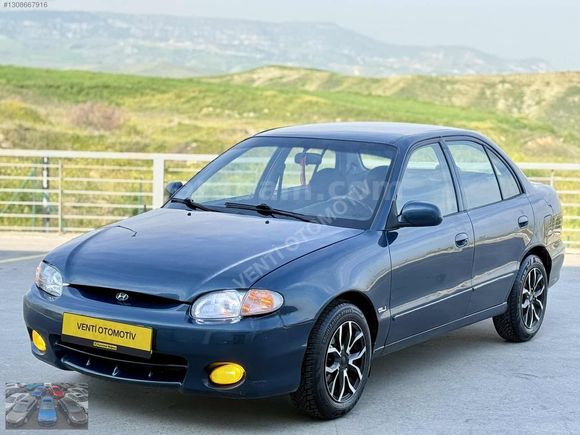 2000 HYUNDAİ ACCENT, 1.5i GLİ, OTOMATİK, KLİMA, ABS, AİRBAG, LPG