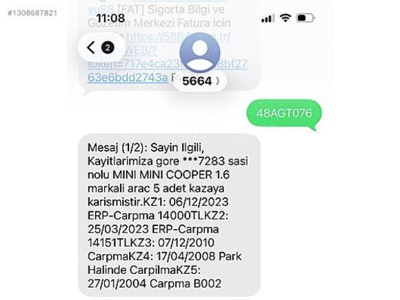 2002 MODEL MİNİ COOPER 1.6 BENZİNLİ MANUEL SUNROOFLU